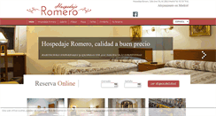 Desktop Screenshot of hospedajeromerogranvia.com